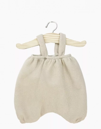Bloomer Kim en maille nid d’abeille lin pour poupée 34 cm Minkane