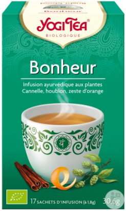 Infusion ayurvédique aux plantes Bonheur Yogi Tea