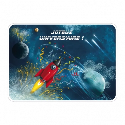 Carte Rendez-vous Le Poussin Rose des Bois "Joyeux…"