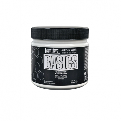 Peinture acrylique Blanc de Titane 946 ml Liquitex