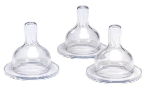 Dr Brown: lot de 3 tétines en silicone 1er âge