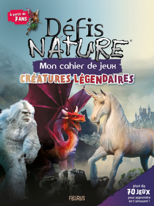 Mon cahier de jeux Créatures légendaires Fleurus