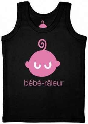 Marcel bébé raleuse noir - bébé raleur