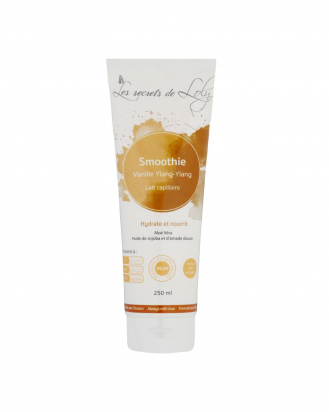 Lait capillaire hydratant Smoothie Vanille Ylang Les secrets de Loly