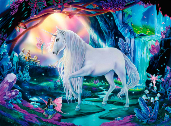 Puzzle Licorne de cristal 300 pieces XXl Ravensburger