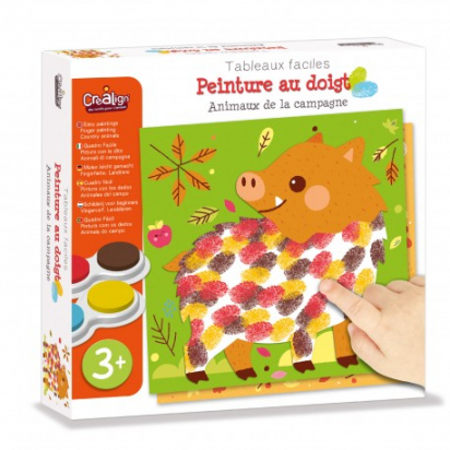 Peinture au doigt Animaux de la campagne Crealign
