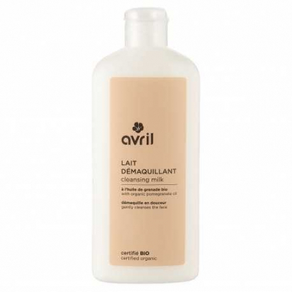 Lait démaquillant à l'huile de grenade bio - 250 ml - certifié bio - Avril cosmétique