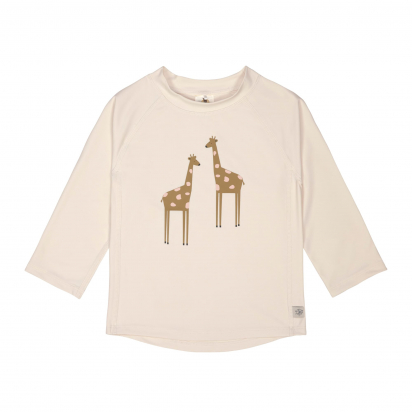 T-shirt anti-UV manches longues Girafe écru Lassig
