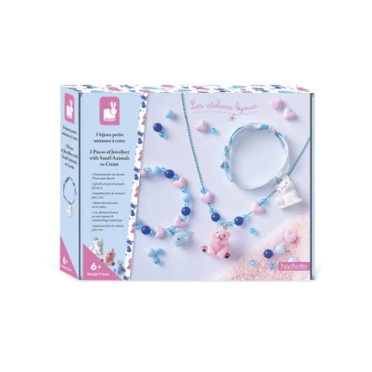 Kit Créatif - 3 Bijoux Petits Animaux à Créer Janod