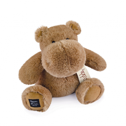 Peluche Hippo chocolat chaud 25 cm Histoire d'Ours