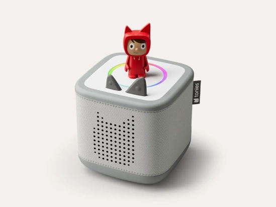 Lecteur interactif Mon Premier Coffret Toniebox 2 - Gris lune Tonies