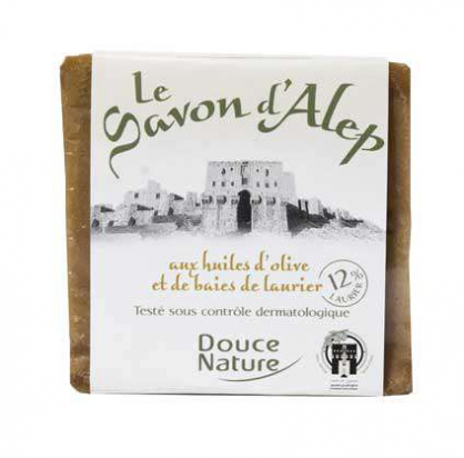Savon d'alep Bio 12% Laurier- Douce Nature