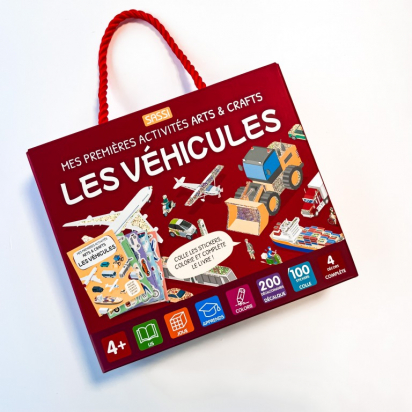 Mes premières activités créatives Arts & Crafts Les véhicules Sassi