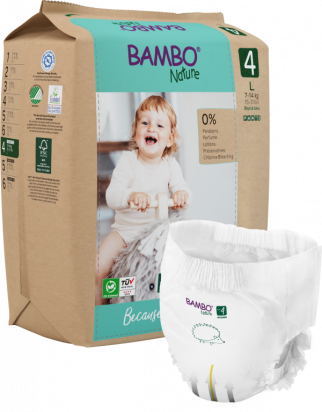 Culottes d'apprentissages jetables écologiques -  L ( 7-14 kg) - Bambo Nature