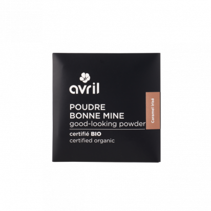 Poudre bonne mine caramel irisé certifiée bio Avril