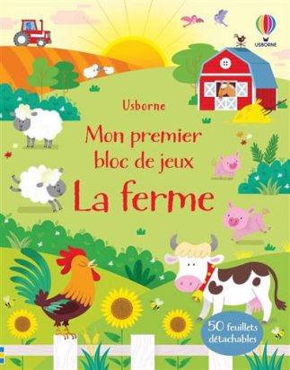 Mon premier bloc de jeux La ferme Usborne