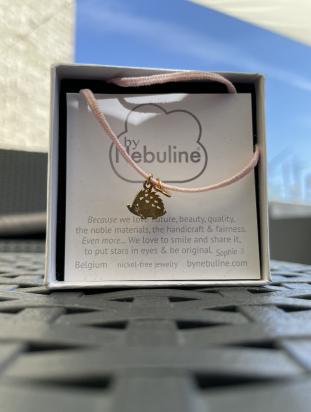 Collier ficelle Hérisson Gold By Nébuline