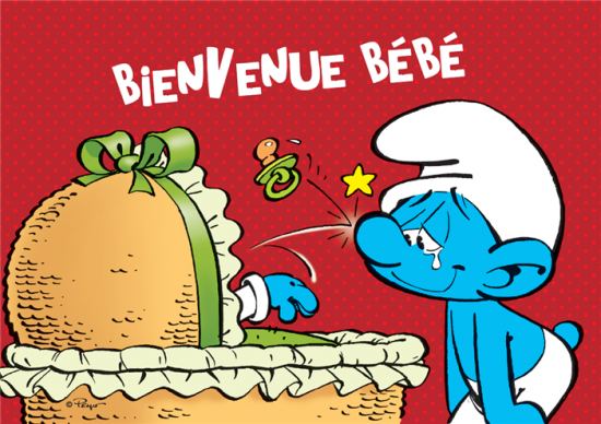 Carte postale Bienvenue bébé