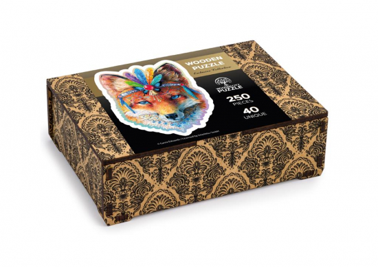 Puzzle Mystic renard 250 pièces Wooden city Puzzle