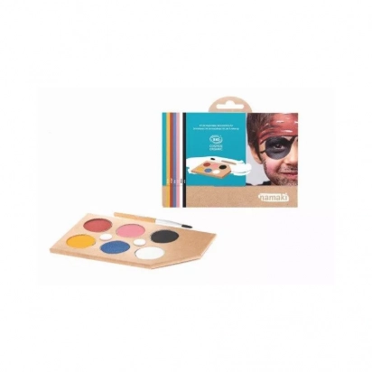 Kit de maquillage 6 fards arc-en-ciel Namaki