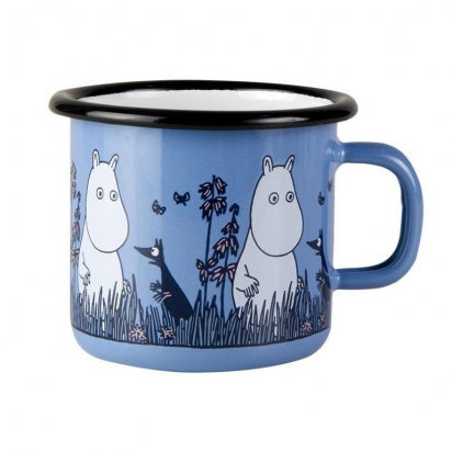 Tasse en métal Hippo bleu 250ml Moomin muurla