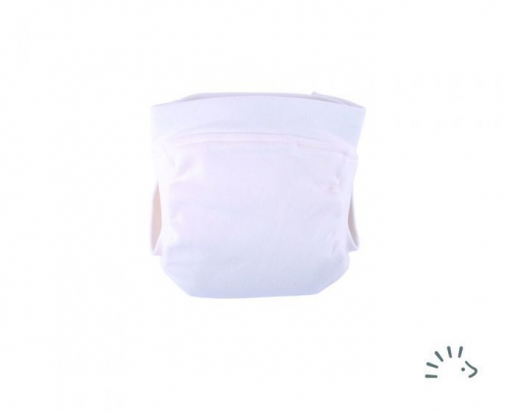 Couche lavable Pants EasyFree Interlock Ecru Popolini