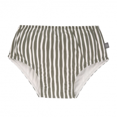 Maillot de Bain couche lavable Rayé Olive Lassig
