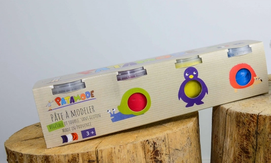 Pâte À Modeler Végétale Souple - Pack 4 Pots Patamode