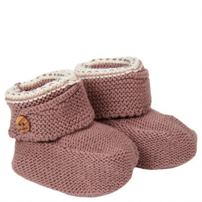 Chaussons bébé Nanuk Plum Koeka