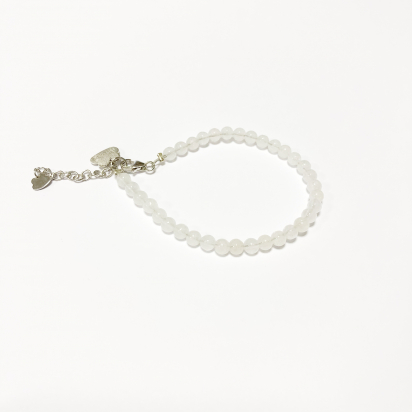 Bracelet de pierres - Cristal de roche - Nébuline