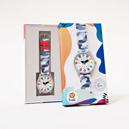 Montre nombres + bracelet Arctic Twistiti