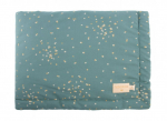 Couverture Laponia - 140/100 - gold confetti/ magic green - Nobodinoz