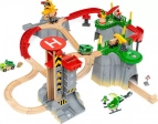 Circuit de train BRIO – Montagnes et Chargement – Coffret 49 pièces compatible BRIO World