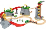 Circuit de train BRIO – Montagnes et Chargement – Coffret 49 pièces compatible BRIO World
