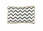 Coussin Jack 34x23 Zig Zag black - Nobodinoz