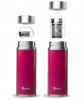 Théière isotherme 300ml - Rose magenta - Qwetch