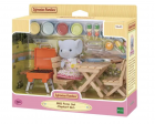 Sylvanian Families – La fille Éléphant son barbecue et Accessoires de Pique-nique