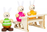 Lapins en bois à l'école - Small foot