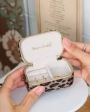 Mini boîte à bijoux de voyage Marie en léopard Maison scarlett