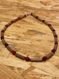 Collier de Noisetier- Rouge cerise - Avellana