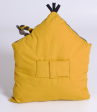 Coussin d'activités maison moutarde - Les Moustaches - Moulin Roty