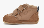 Chaussures logo Premiers pas Cognac Bleu pointure 19 Benjie