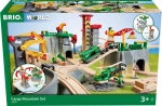 Circuit de train BRIO – Montagnes et Chargement – Coffret 49 pièces compatible BRIO World