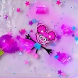 Glo Pal personnage Abby Cadabby sesame street Rose pour le bain Jouet Sensoriel