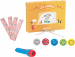 Coffret Lampe à histoires animaux - Les petites merveilles - Moulin roty 