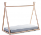 Lit cabane selon Montessori - Tipi naturel - 70x140 - Childhome