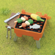 Sylvanian Families – La fille Éléphant son barbecue et Accessoires de Pique-nique
