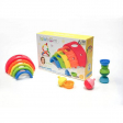 Arc-en-ciel et perles éducatives Lalaboum