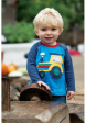 T-shirt manches longues Raglan tracteur Frugi