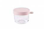 Pot en verre 150 ml rose Beaba